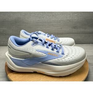 Brooks Ghost Max 3 Coconut Blue Heron Orange Women Running 1204571B-151 Sz.7.5